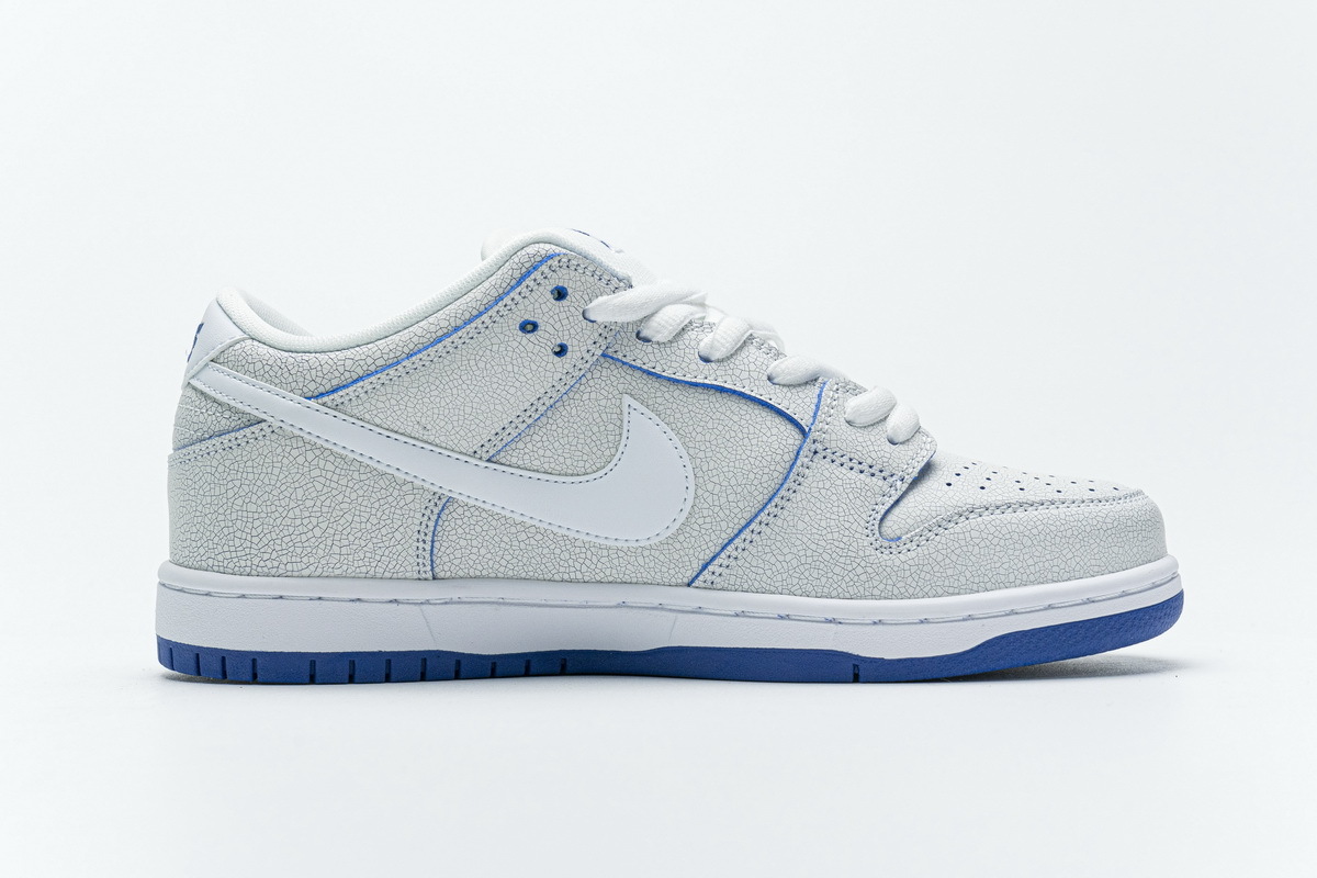 LJR Nike SB Dunk Low Premium White Game Royal CJ6884-100