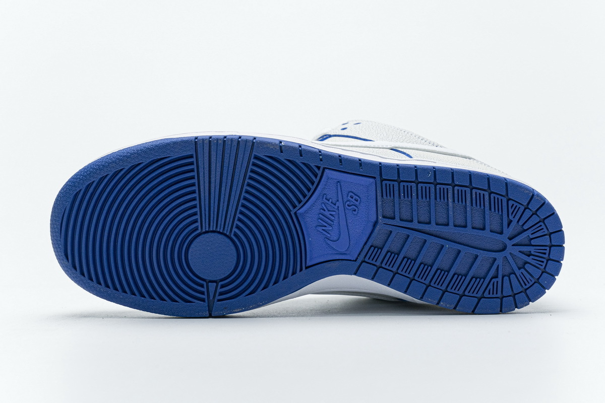LJR Nike SB Dunk Low Premium White Game Royal CJ6884-100