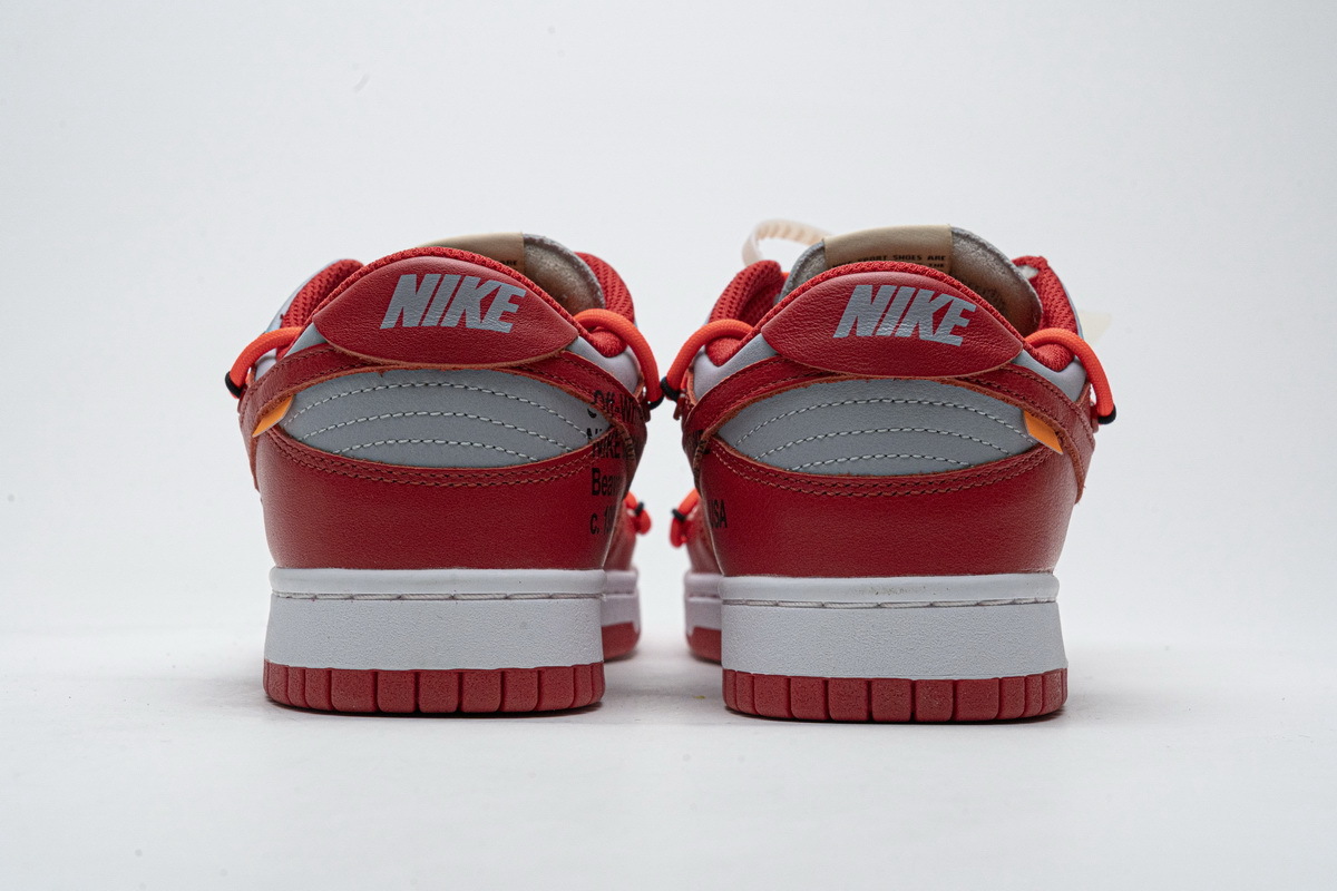 LJR Nike Dunk Low Off-White University Red CT0856-600