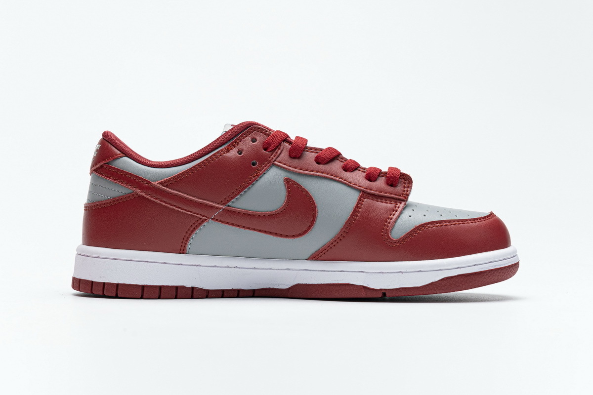 LJR Nike Dunk Low Retro Medium Grey Varsity Red UNLV DD1391-002