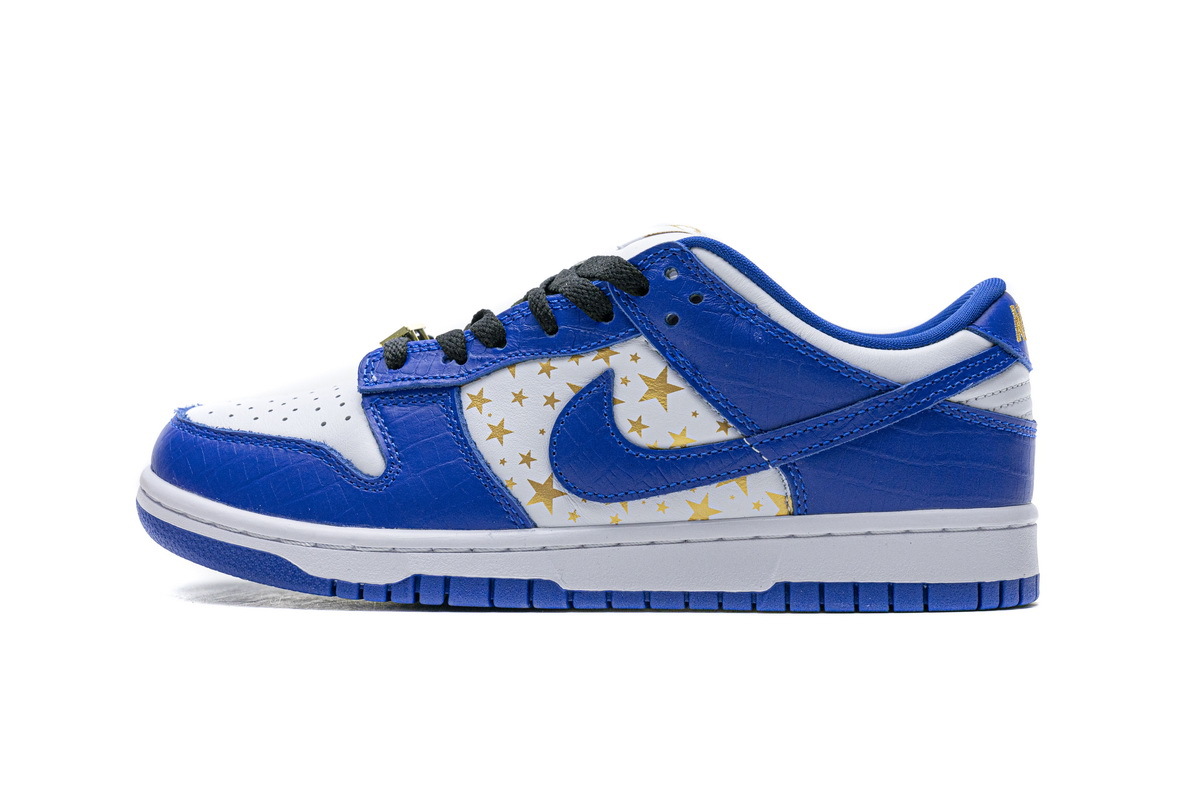 LJR Nike SB Dunk Low Supreme Stars Hyper Royal DH3228-100