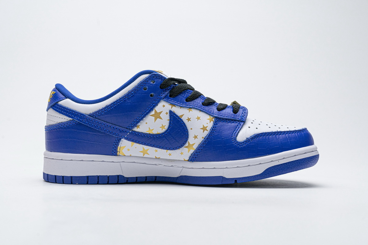 LJR Nike SB Dunk Low Supreme Stars Hyper Royal DH3228-100