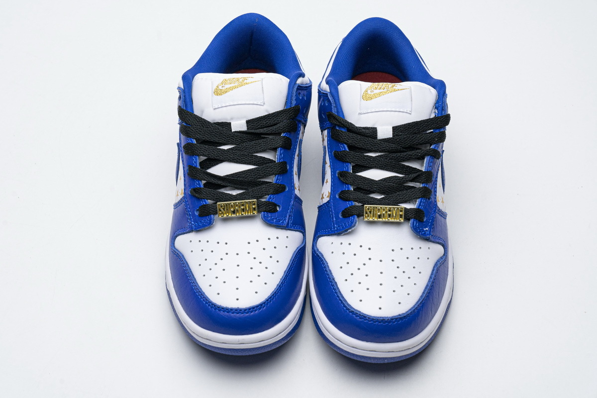 LJR Nike SB Dunk Low Supreme Stars Hyper Royal DH3228-100