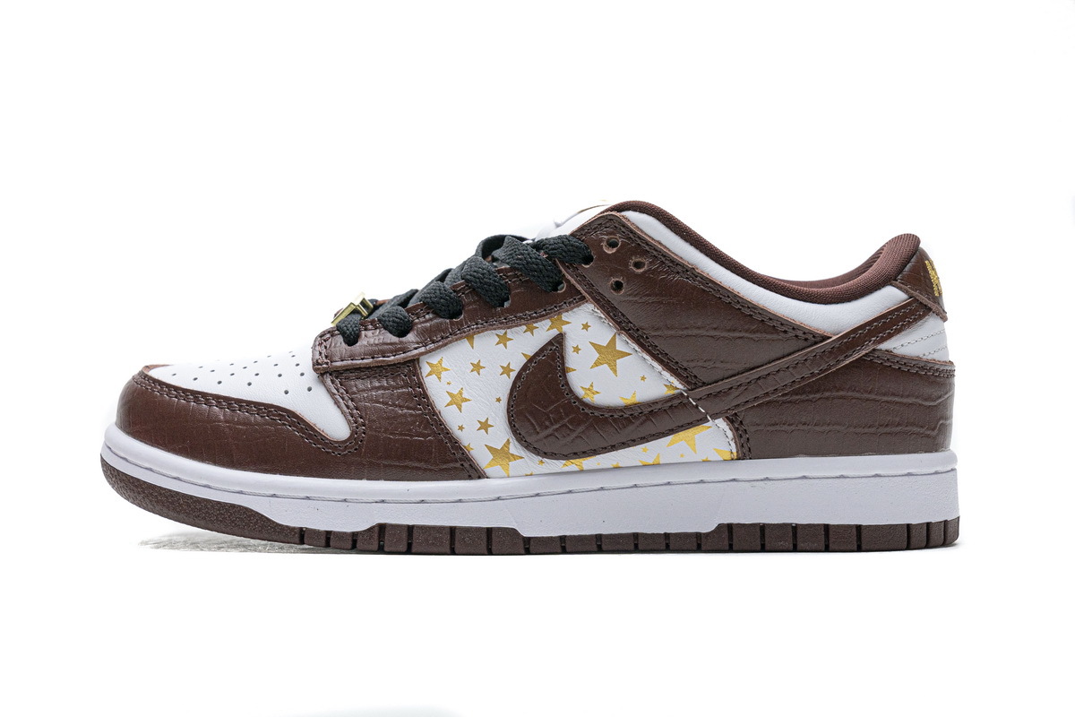 LJR Nike SB Dunk Low Supreme Stars Barkroot Brown DH3228-103