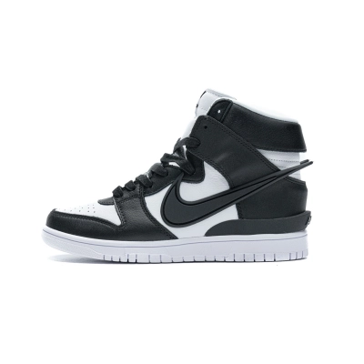 PK God Nike Dunk High Ambush Black White CU7544-001 01