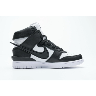 PK God Nike Dunk High Ambush Black White CU7544-001 02