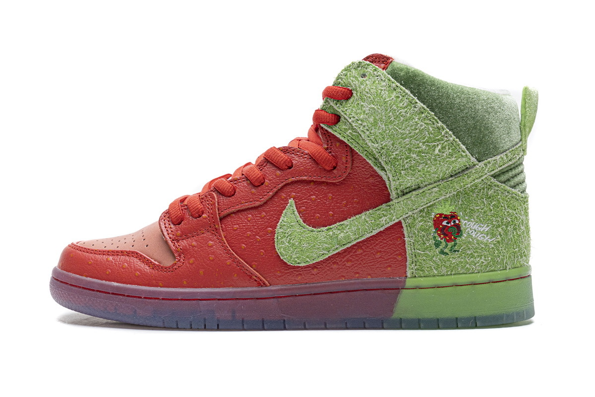 PK God Nike SB Dunk High Strawberry Cough CW7093-600