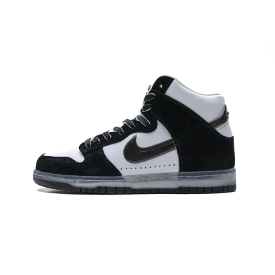 PK God Nike Dunk High Slam Jam White Black DA1639-101 01