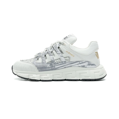 Versace TRIGRECA White Light Grey 01