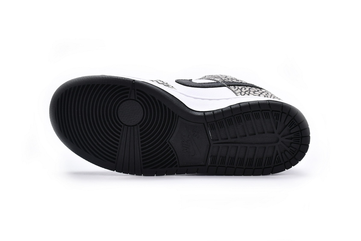 LJR Nike Dunk Low Black White Blue CU1727-106 