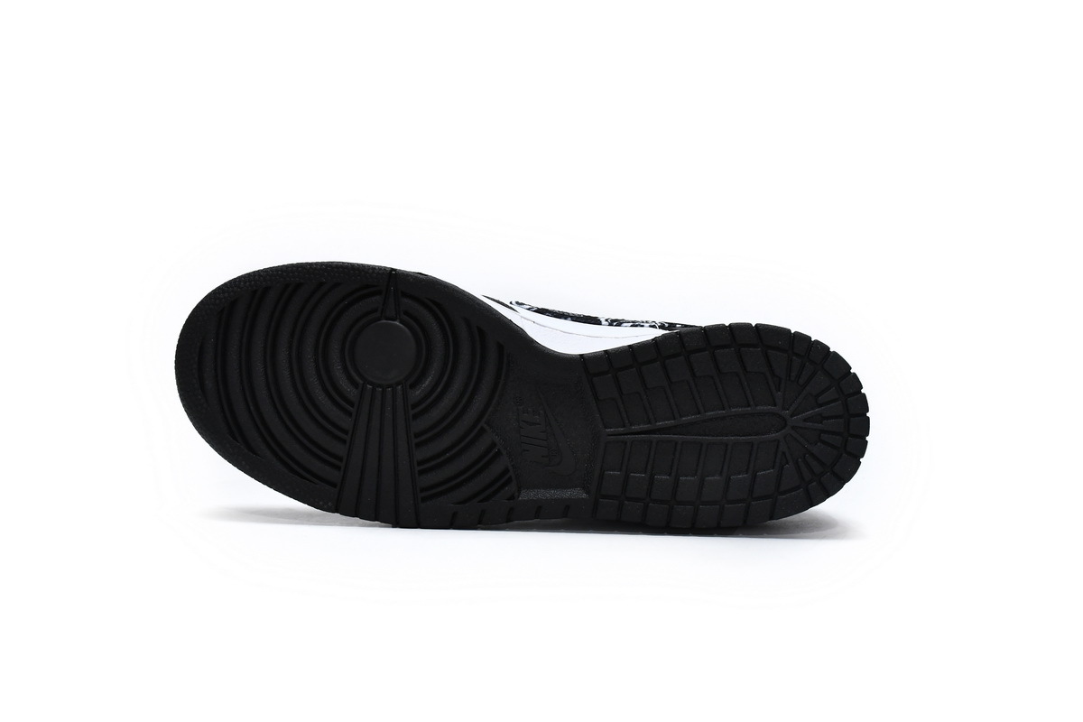 PK God Nike Dunk Low Black Paisley DH4401-100 