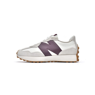 New Balance 327 White Dark Red WS327KA  01