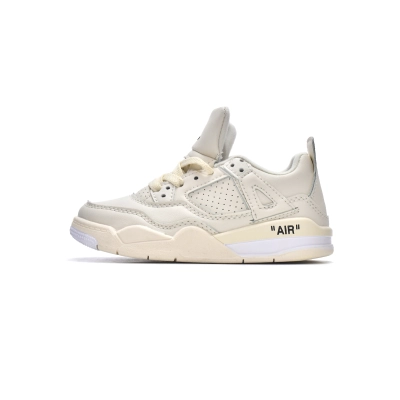 PK God Air Jordan 4 Retro PS Sail CV9388-100 01