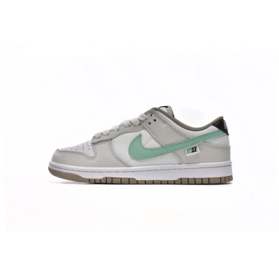 LJR Nike Dunk Low Split Seam White Tan Mint (GS)  DX6063-131 01