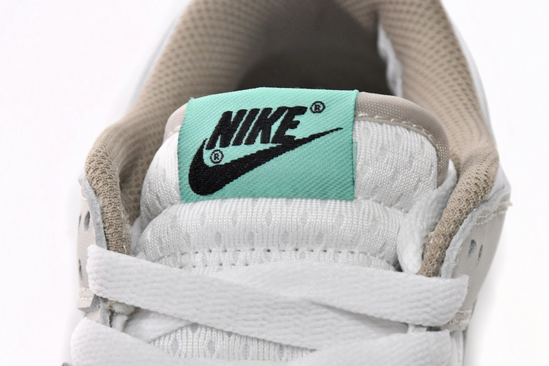 LJR Nike Dunk Low Split Seam White Tan Mint (GS)  DX6063-131