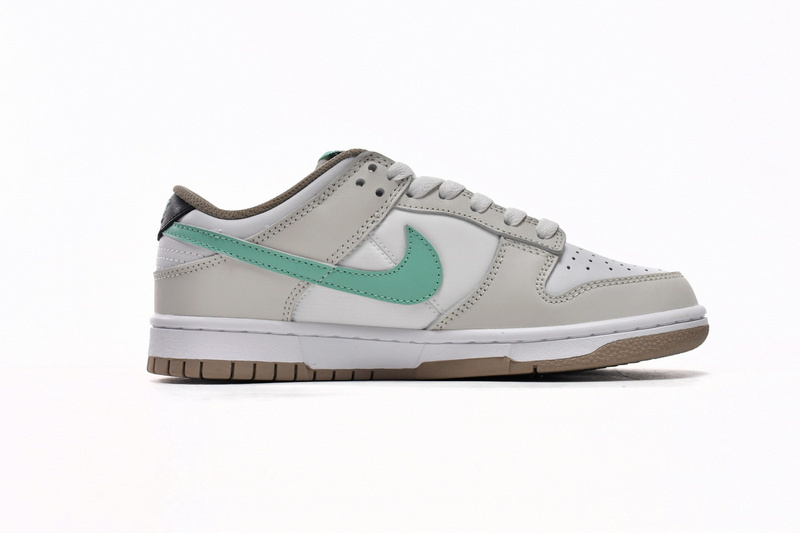 LJR Nike Dunk Low Split Seam White Tan Mint (GS)  DX6063-131