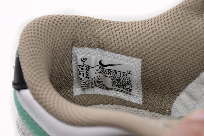 LJR Nike Dunk Low Split Seam White Tan Mint (GS)  DX6063-131