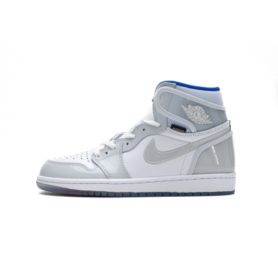 Yes Sneaker Air Jordan 1 Retro High Zoom White Racer Blue CK6637-104 01