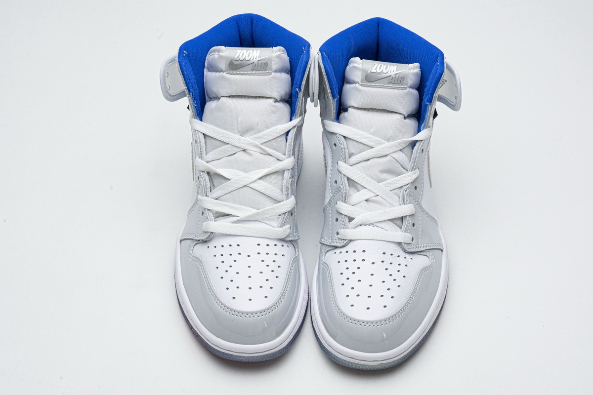 Yes Sneaker Air Jordan 1 Retro High Zoom White Racer Blue CK6637-104