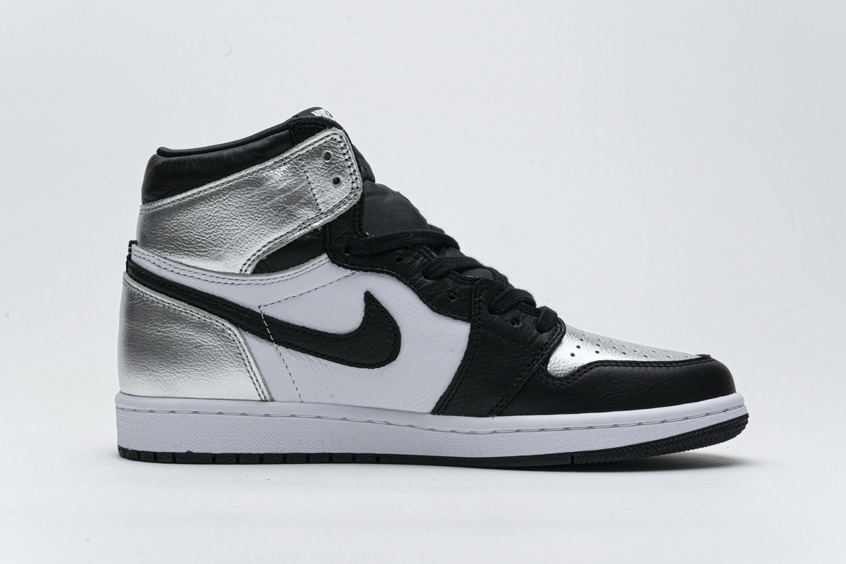 Yes Sneaker Air Jordan 1 Retro High Silver Toe (W) CD0461-001