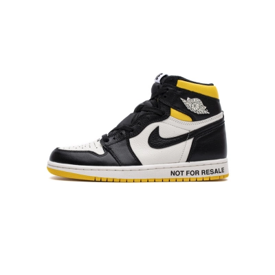 Yes Sneaker Air Jordan 1 Retro High "Not for Resale" Varsity Maize 861428-107 01