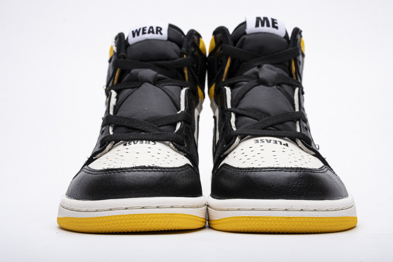 Yes Sneaker Air Jordan 1 Retro High "Not for Resale" Varsity Maize 861428-107