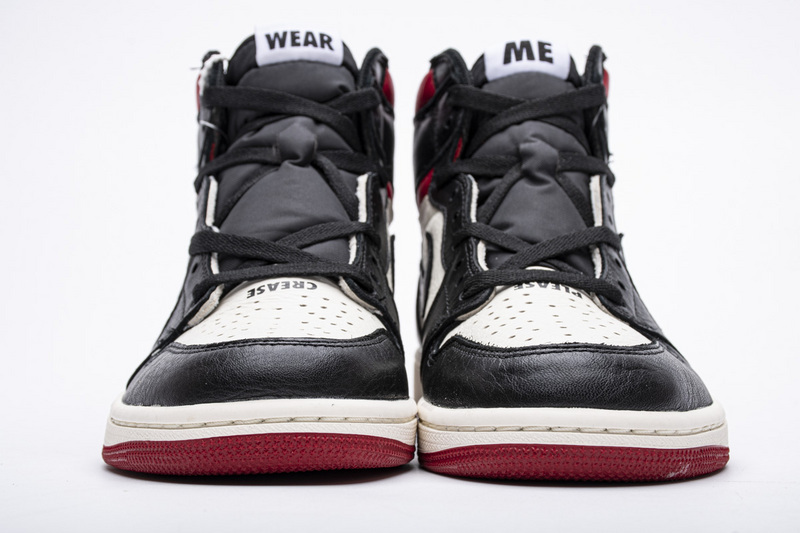 Yes Sneaker Air Jordan 1 Retro High "Not for Resale" Varsity Red 861428-106