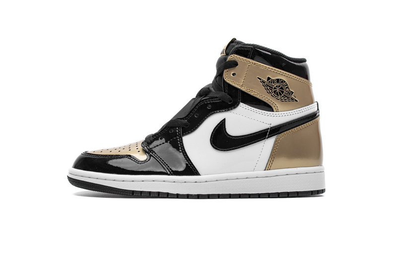 Yes Sneaker Air Jordan 1 Retro High NRG Patent Gold Toe 861428-007