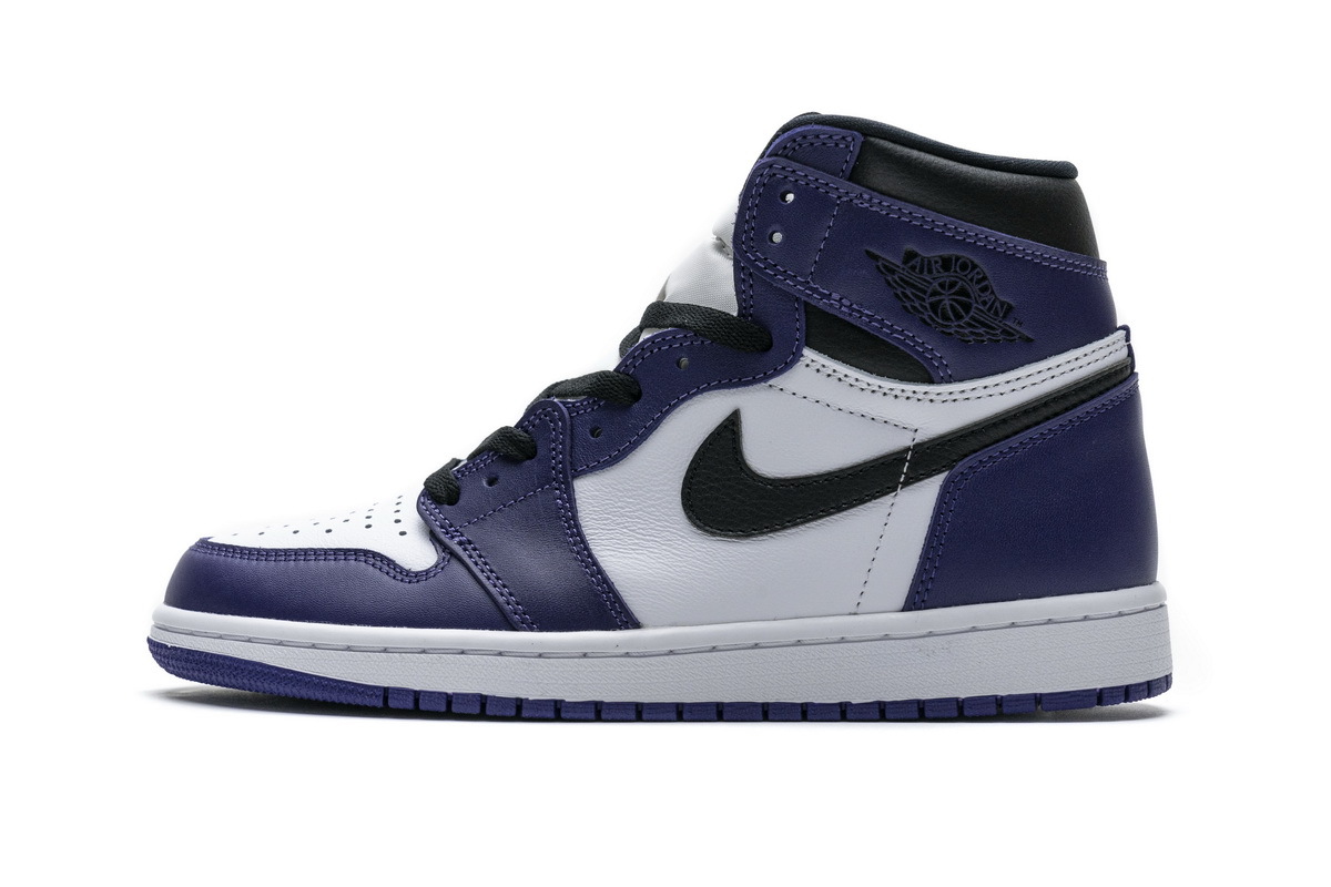 Yes Sneaker Air Jordan 1 Retro High Court Purple White 555088-500