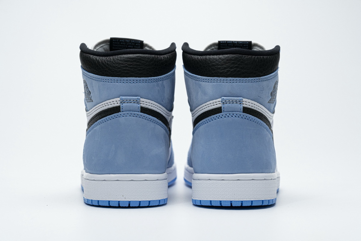 Yes Sneaker Air Jordan 1 Retro High White University Blue Black 555088-134