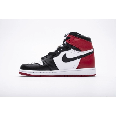 Yes Sneaker Air Jordan 1 Retro Black Toe (2016) 555088-125 01