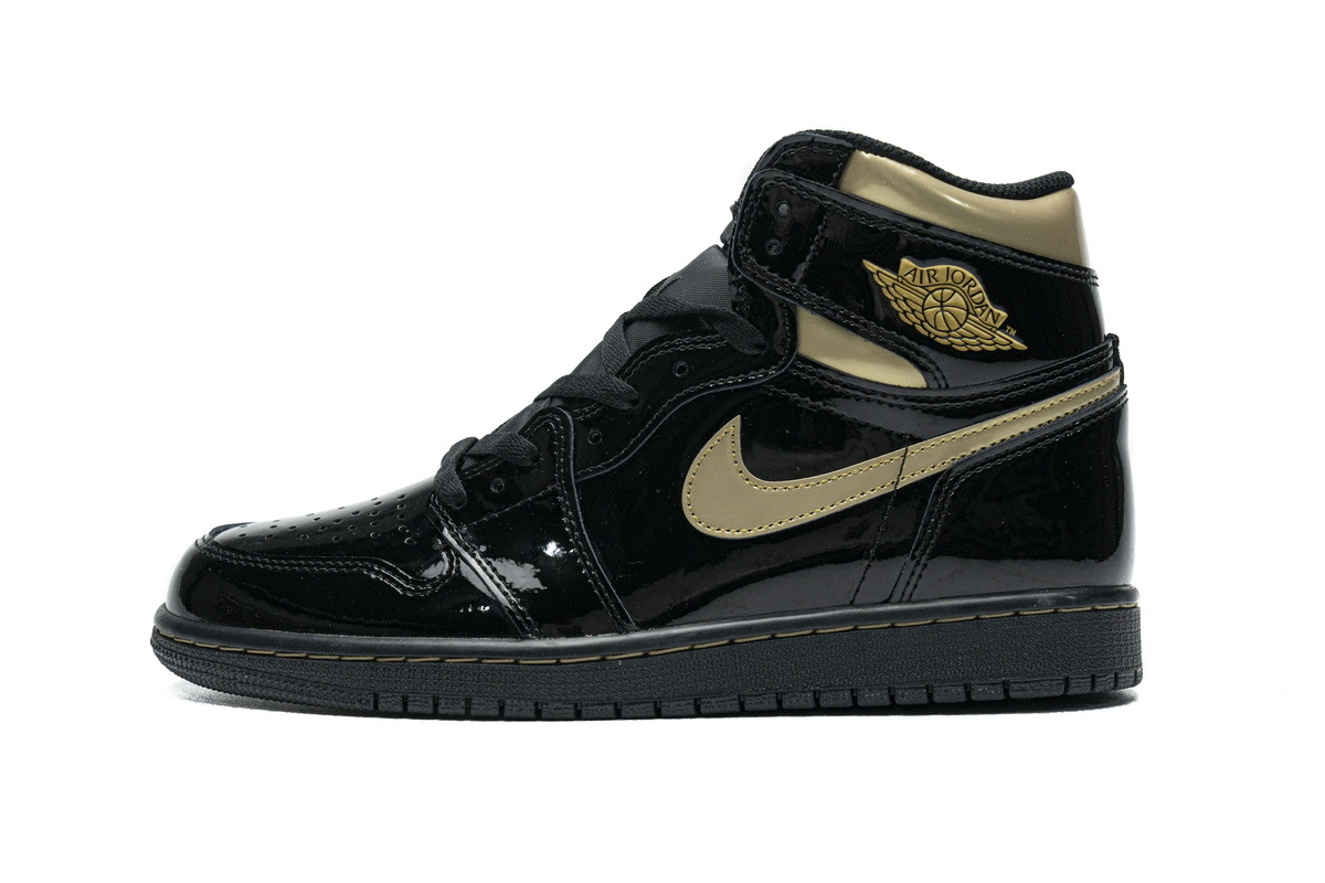 Yes Sneaker Air Jordan 1 Retro High Black Metallic Gold (2020) 555088-032