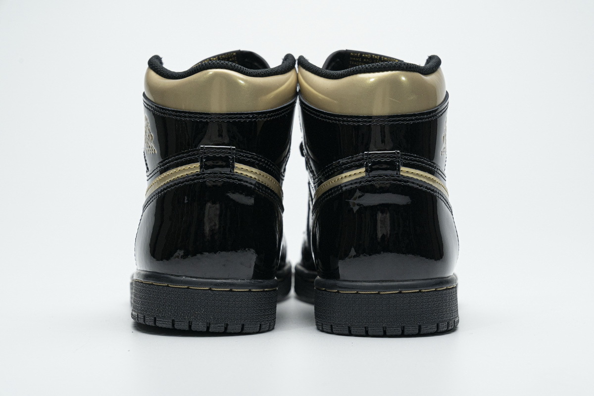 Yes Sneaker Air Jordan 1 Retro High Black Metallic Gold (2020) 555088-032