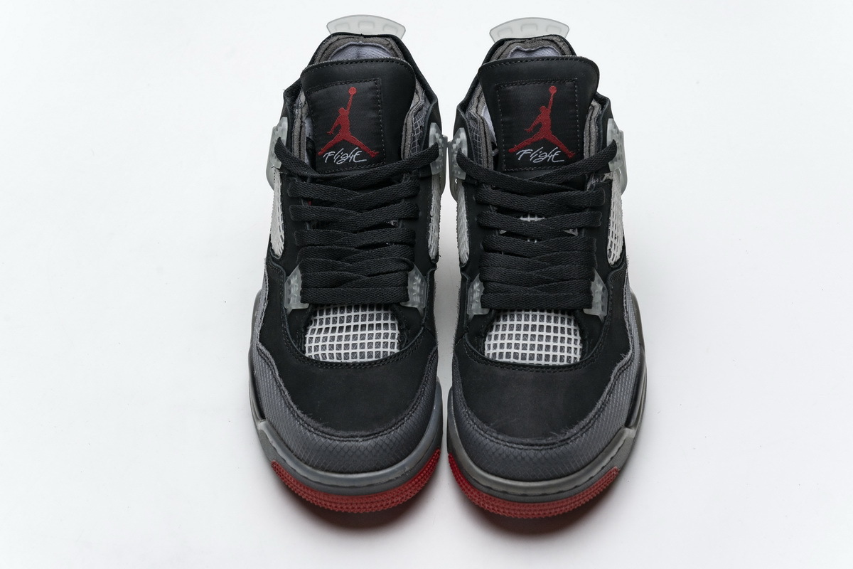 Yes Sneaker Air Jordan 4 OFF White Bred CV9388-001