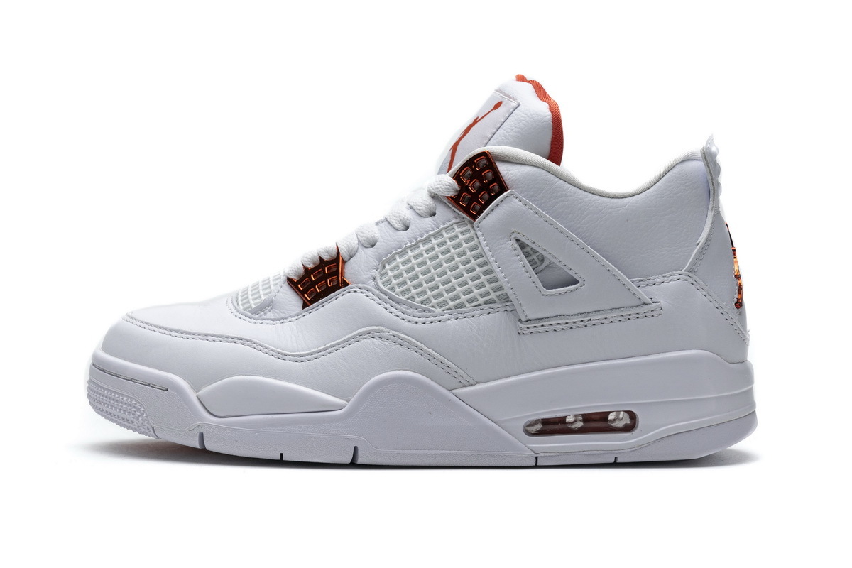 Yes Sneaker Air Jordan 4 Retro Metallic Orange CT8527-118