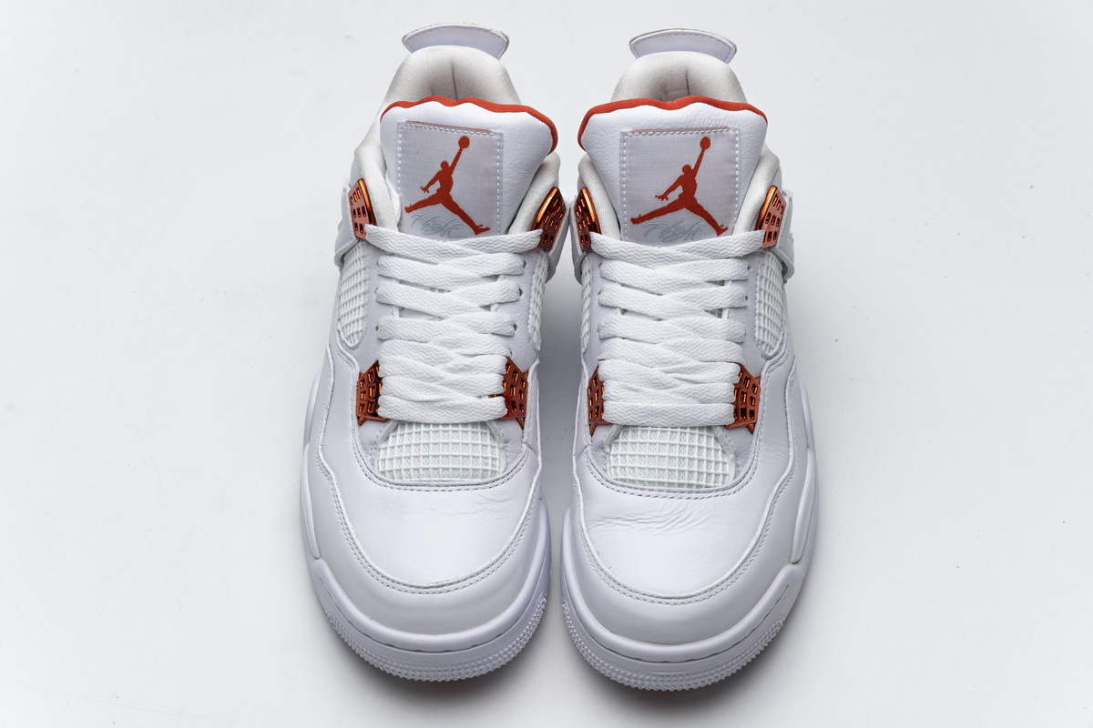 Yes Sneaker Air Jordan 4 Retro Metallic Orange CT8527-118