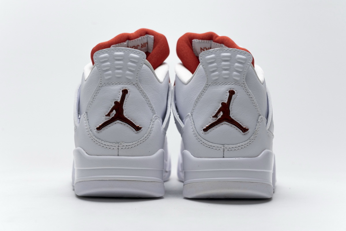 Yes Sneaker Air Jordan 4 Retro Metallic Orange CT8527-118