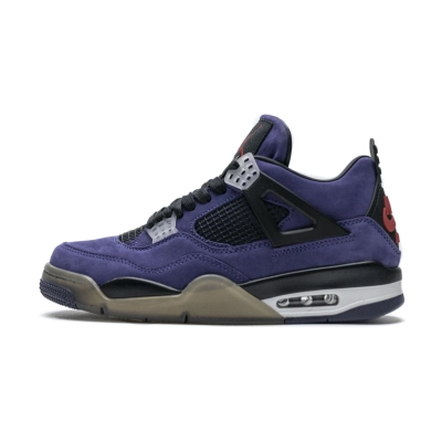 Yes Sneaker Air Jordan 4 Travis Scott x Retro Purple AJ4-766302 01