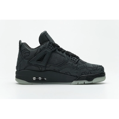 Yes Sneaker Air Jordan 4 Retro Kaws Black 930155-001 02