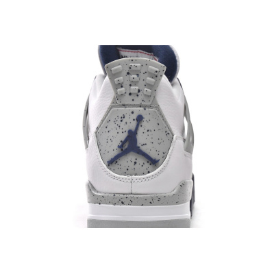 PK God Batch Air Jordan 4 Retro White Midnight Navy DH6927-140 02