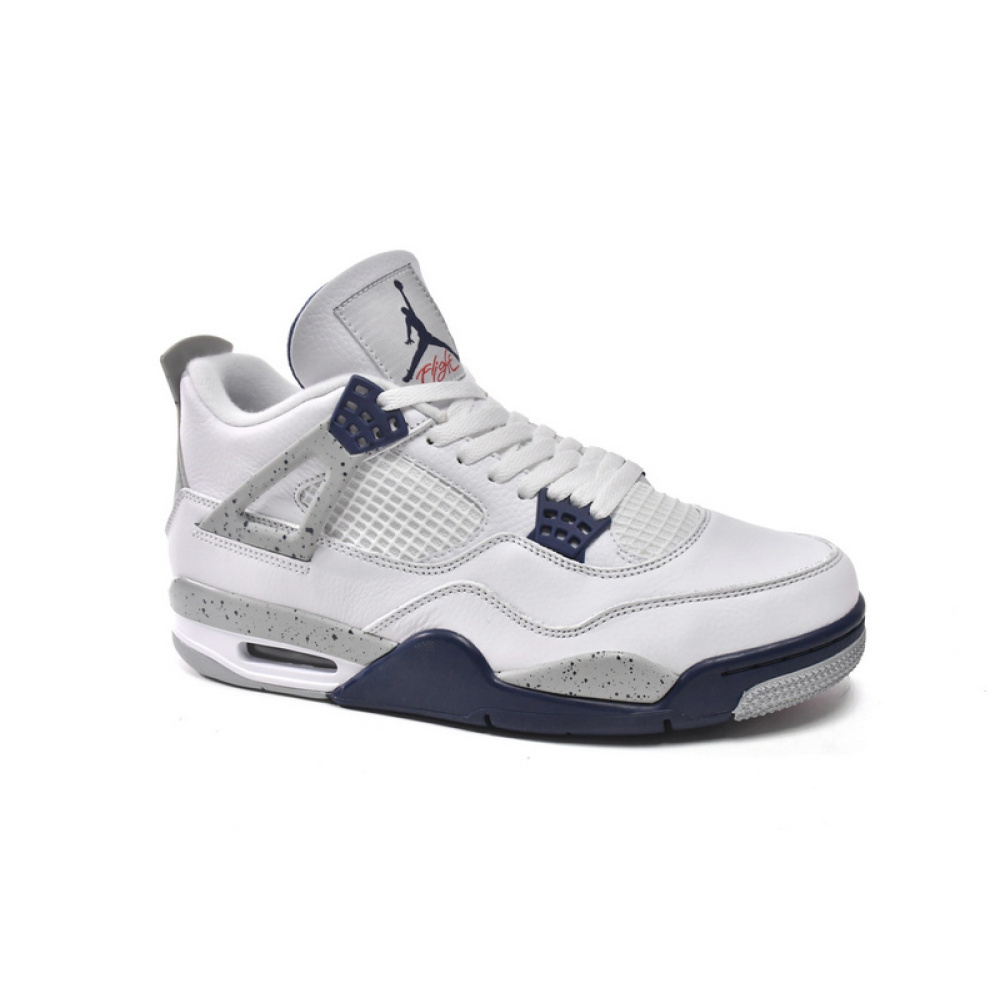 PK God Batch Air Jordan 4 Retro White Midnight Navy DH6927-140