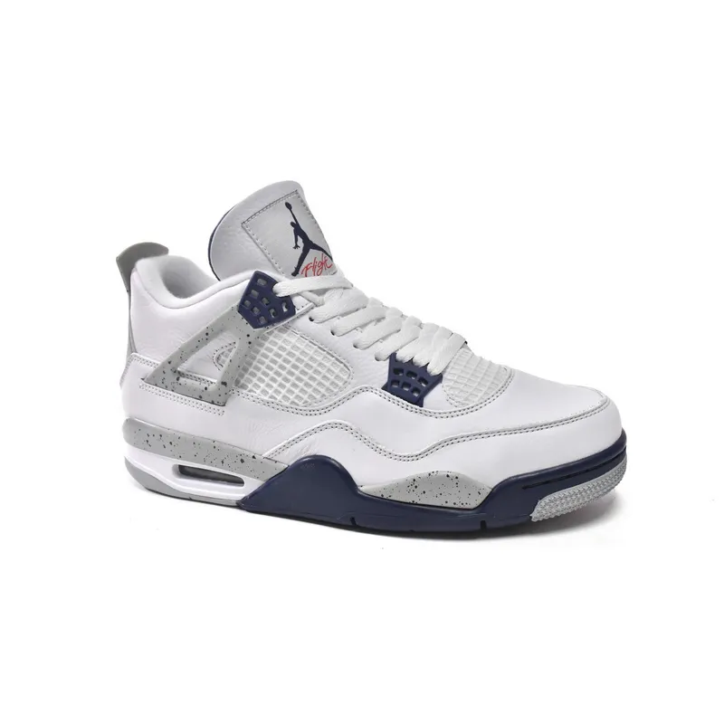 PK God Batch Air Jordan 4 Retro White Midnight Navy DH6927-140