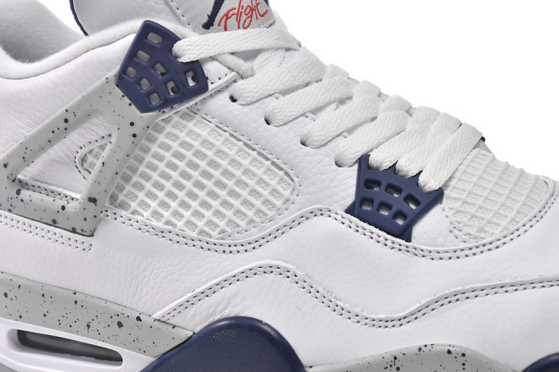 PK God Batch Air Jordan 4 Retro White Midnight Navy DH6927-140