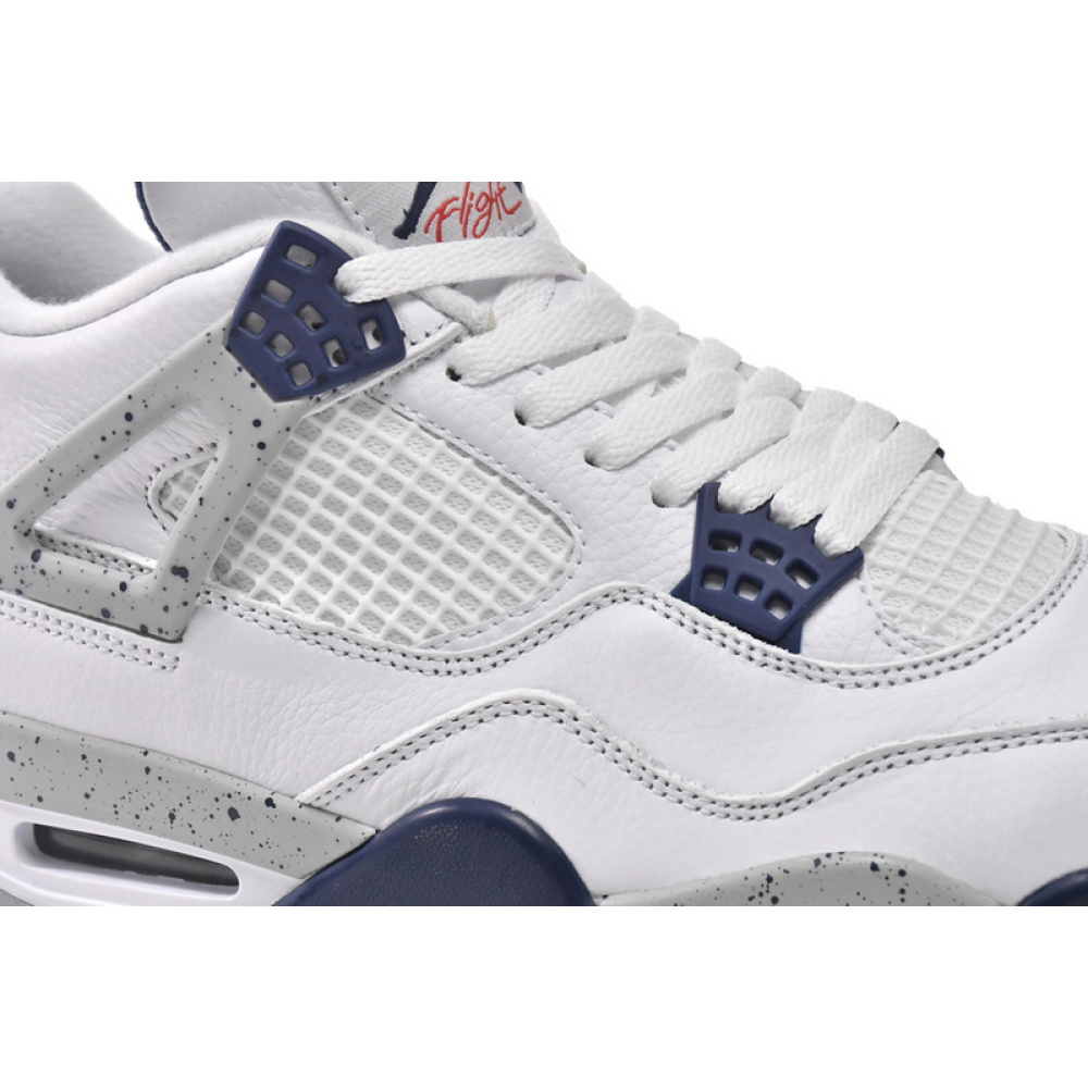 PK God Batch Air Jordan 4 Retro White Midnight Navy DH6927-140