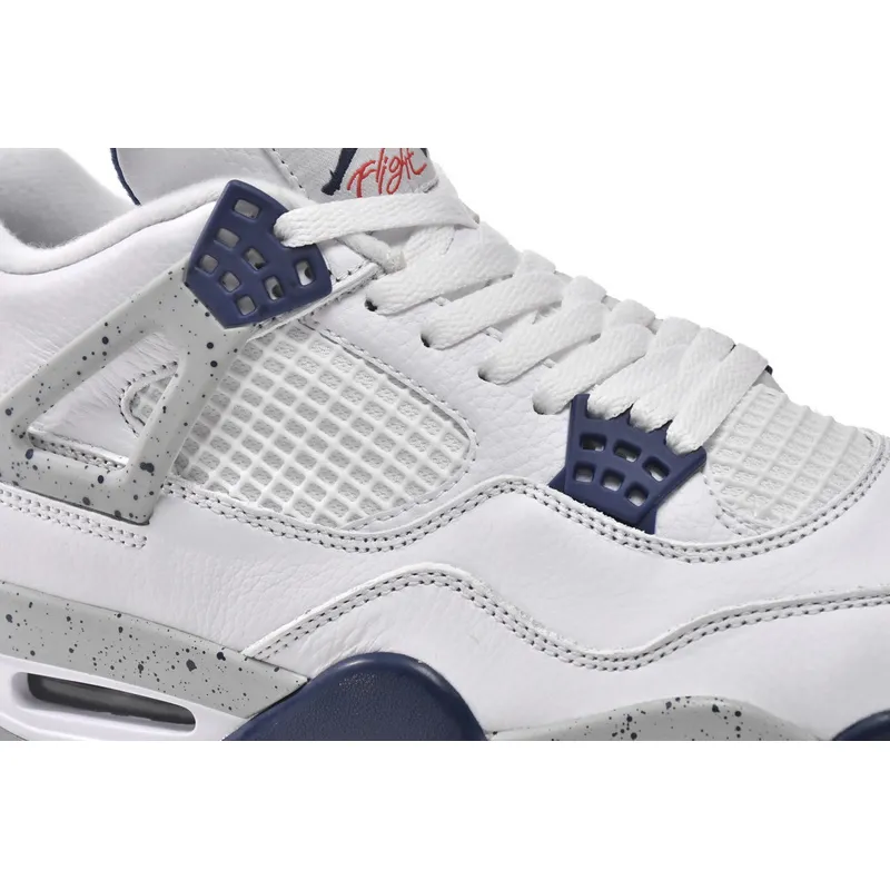PK God Batch Air Jordan 4 Retro White Midnight Navy DH6927-140