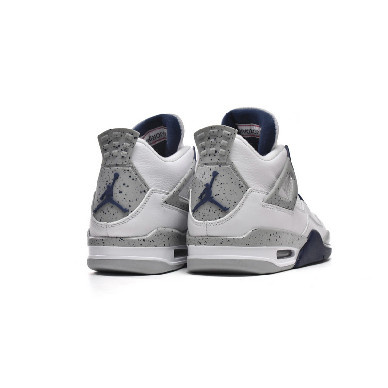 PK God Batch Air Jordan 4 Retro White Midnight Navy DH6927-140