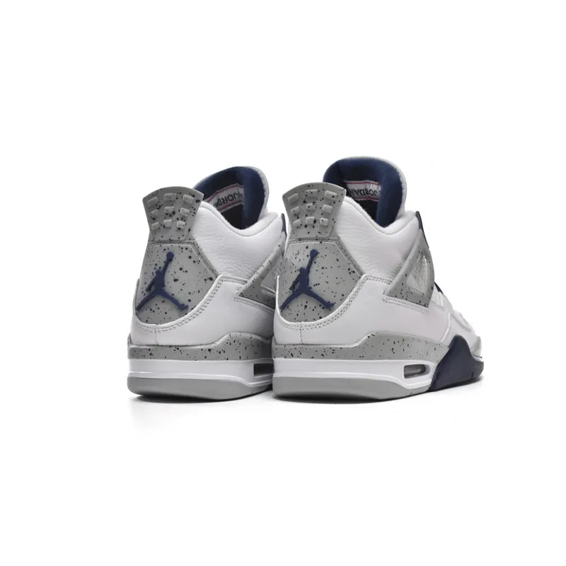PK God Batch Air Jordan 4 Retro White Midnight Navy DH6927-140