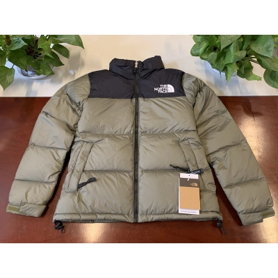 The North Face Mosaic Green Down Jacket 01