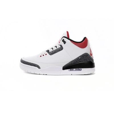 PK God Batch Air Jordan 3 Retro SE Fire Red Denim (2020) CZ6431-100 01