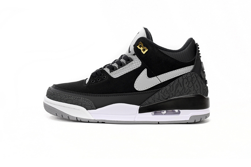 PK God Batch Air Jordan  3 Retro Tinker Black Cement Gold CK4348-007